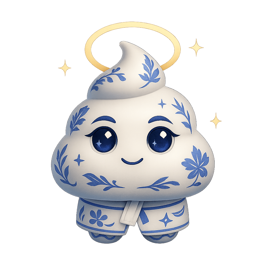 Porcelain Celestial Poo